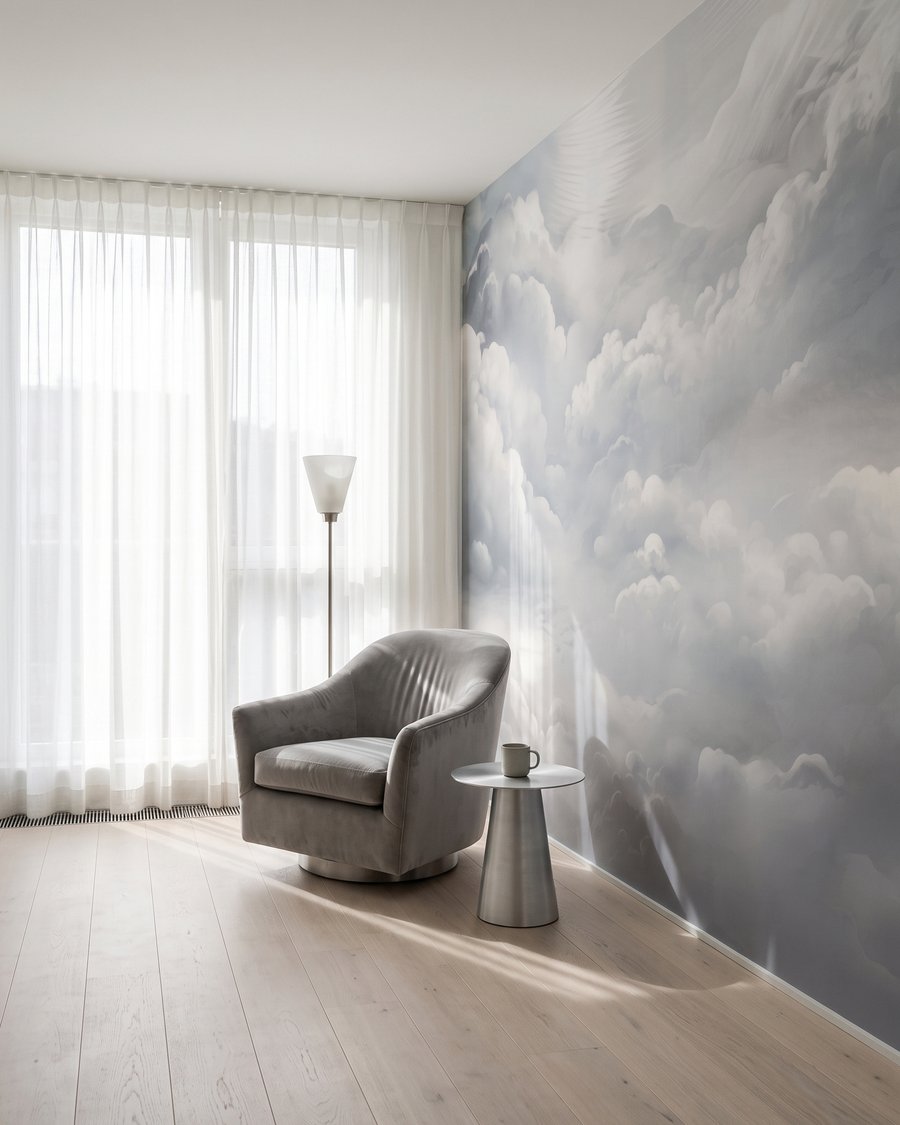 Nubes con luz suave — interior 5