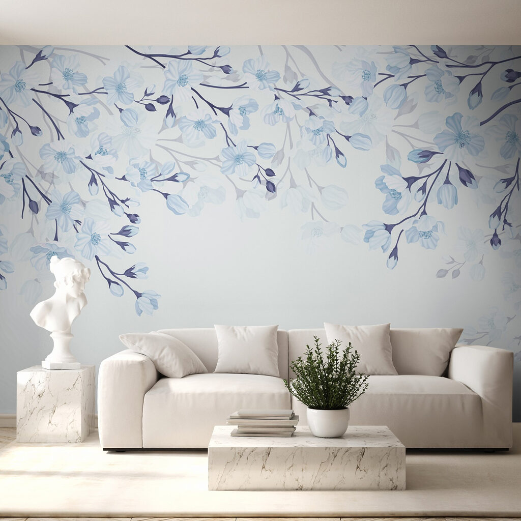Ramas floridas en arco — interior 1