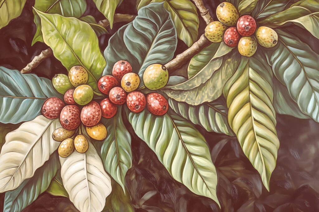 Ramas de café — diseño completo