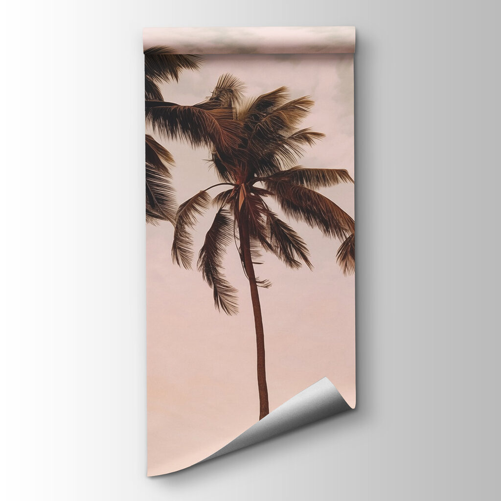 Tres palmeras al atardecer — vista del producto