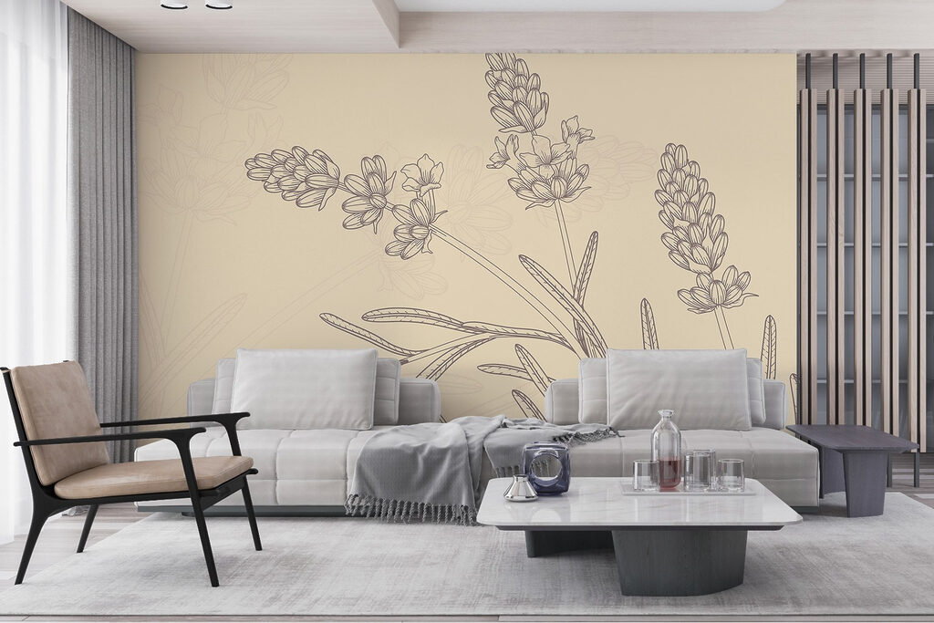 Racimos de flores dibujados — interior 2