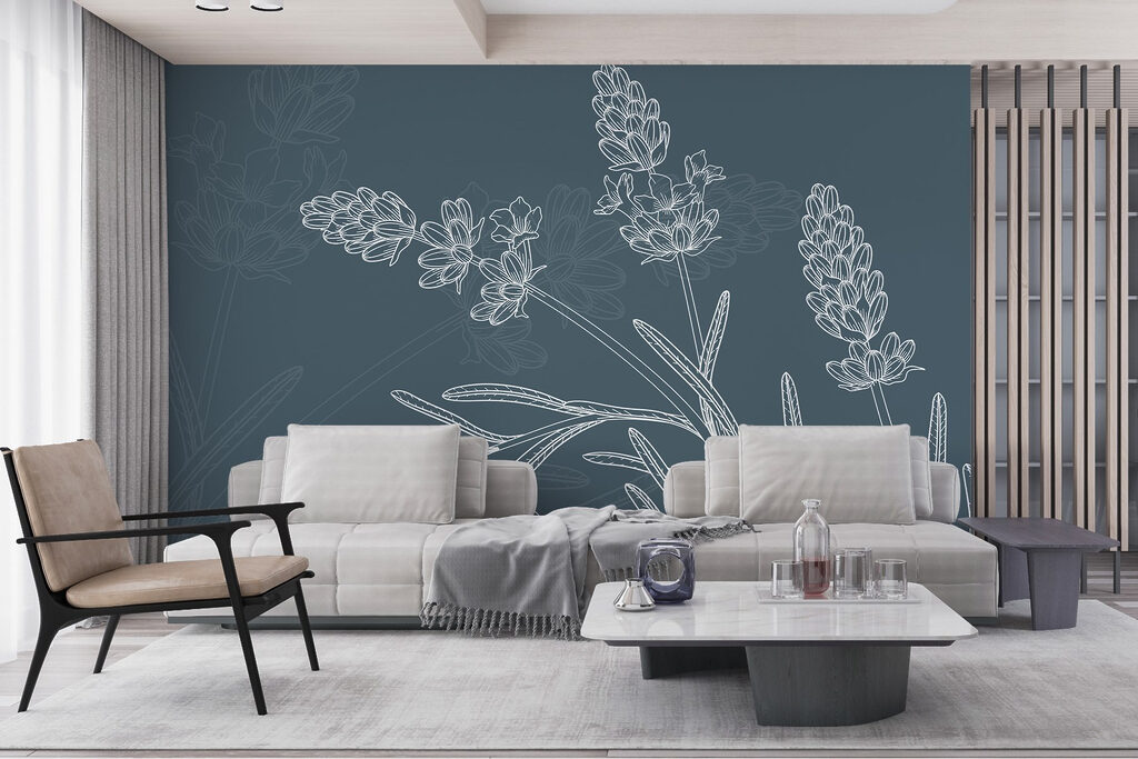 Racimos de flores dibujados — interior 2