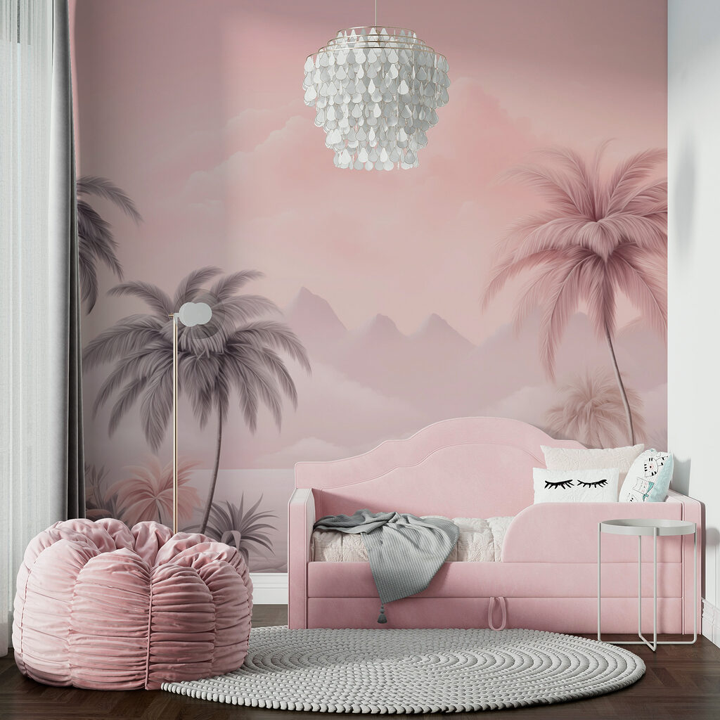 Palmeras en lejanía rosa — interior 3