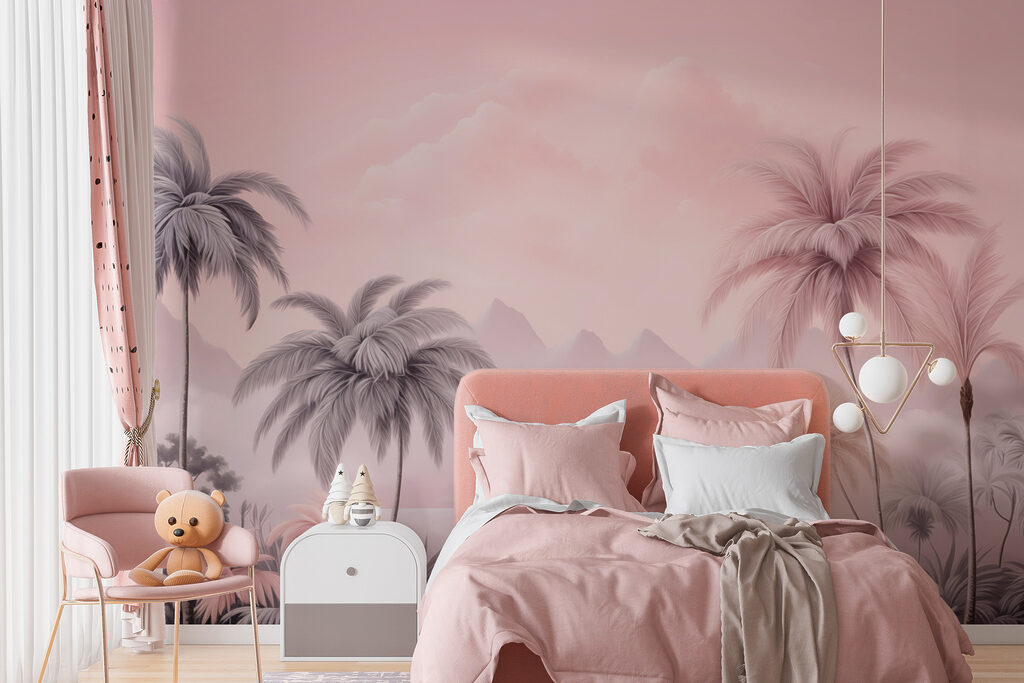 Palmeras en lejanía rosa — interior 4