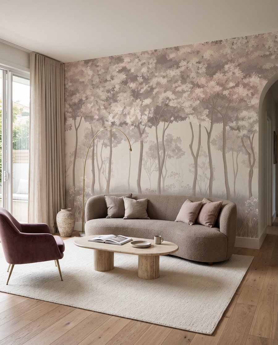 Bosque claro en flor — interior 3