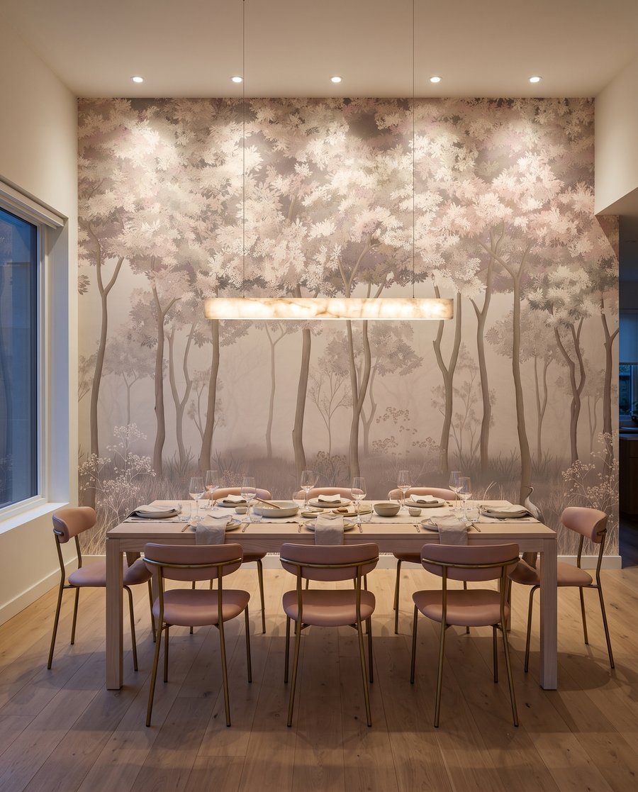 Bosque claro en flor — interior 8