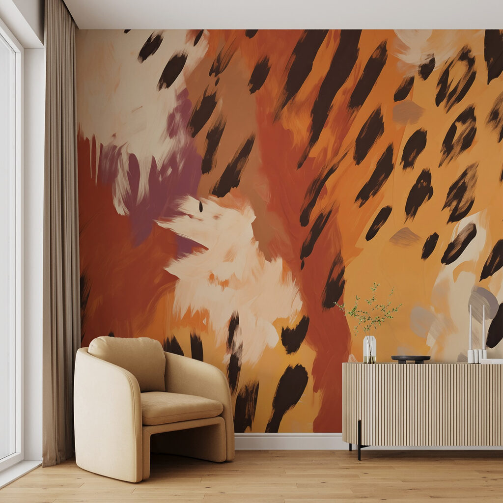 Manchas de pintura cálida — interior 2