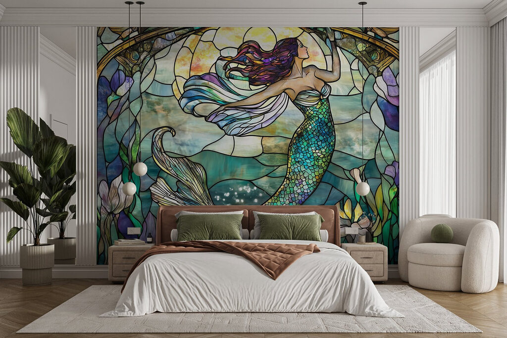 Sirena en vidriera — interior 2