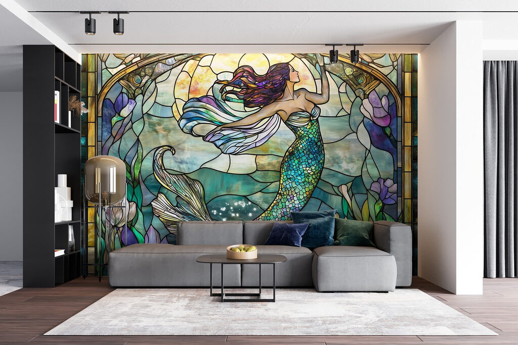 Sirena en vidriera — interior 4