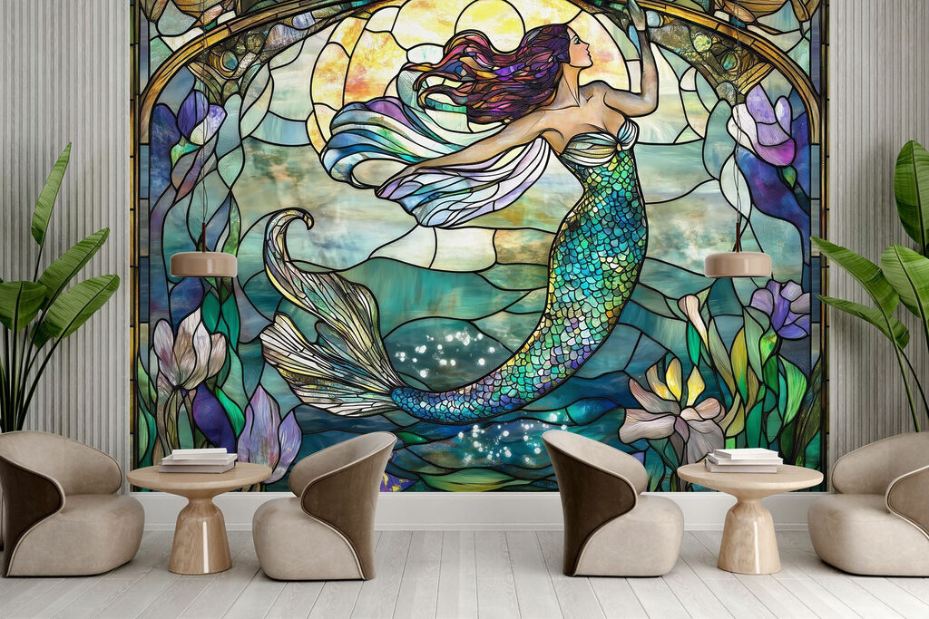 Sirena en vidriera — interior 5