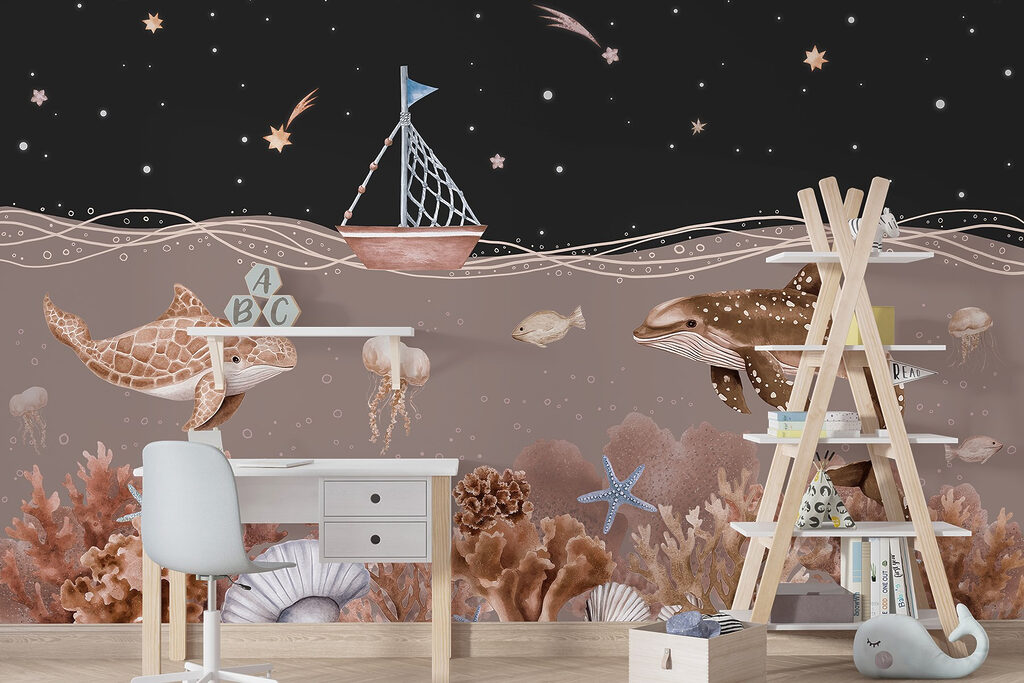 Velero sobre el mar — interior 1