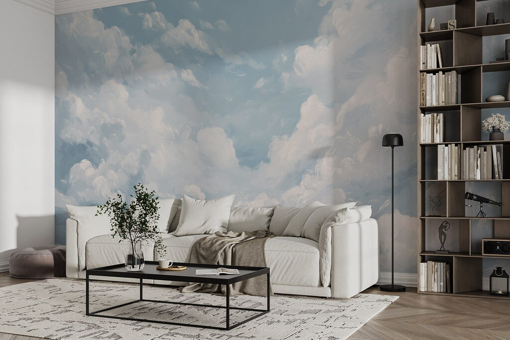 Nubes en cielo azul — interior 3