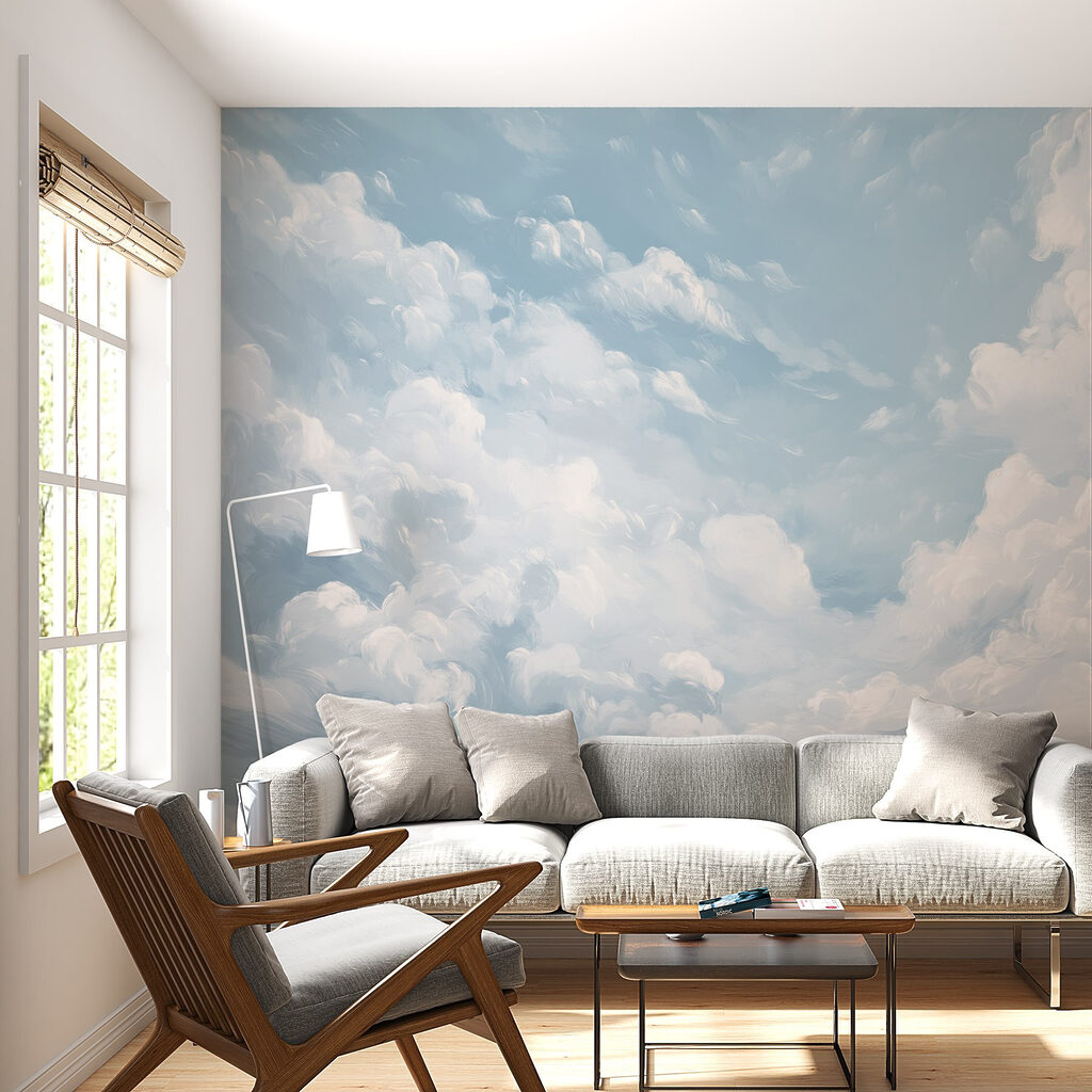 Nubes en cielo azul — interior 5