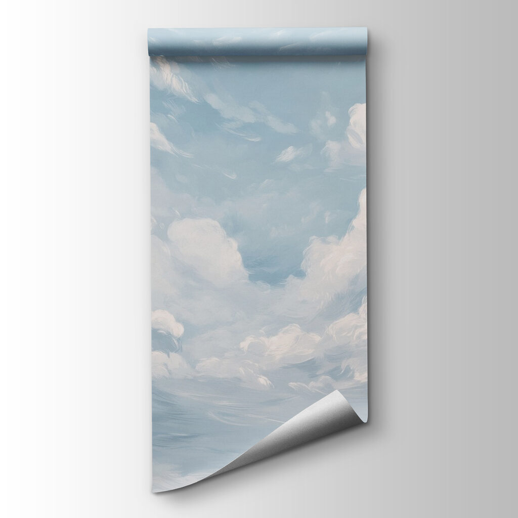 Nubes en cielo azul — vista del producto