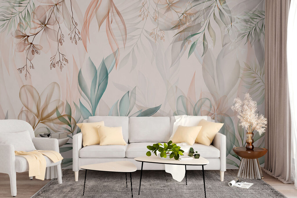 Ramas colgantes en pastel — interior 2