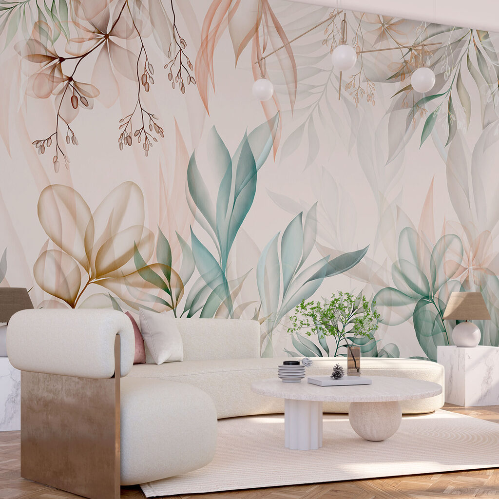 Ramas colgantes en pastel — interior 3