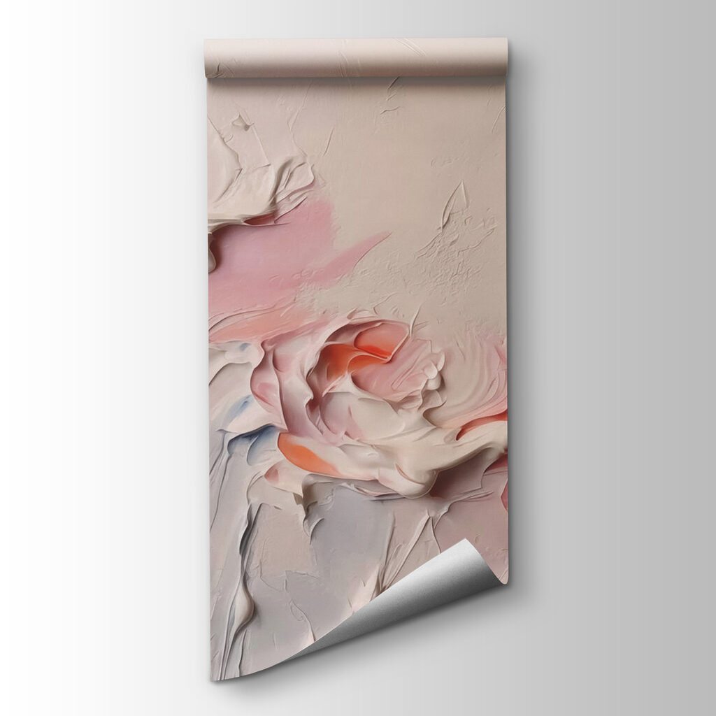Flores rosas pintadas — vista del producto