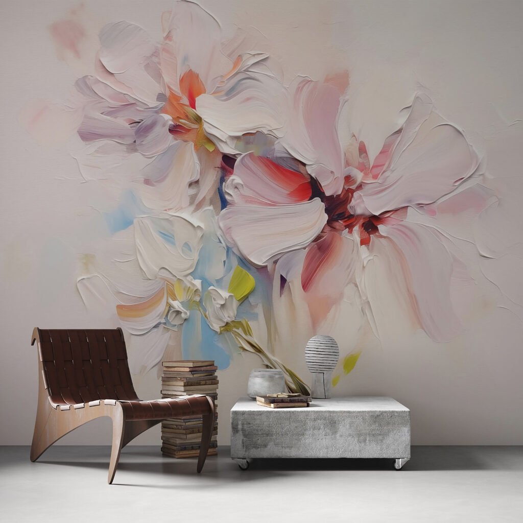 Flores de pincelada gruesa — interior 2