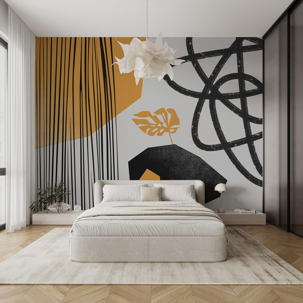 Ocre entre rayas negras — interior 1