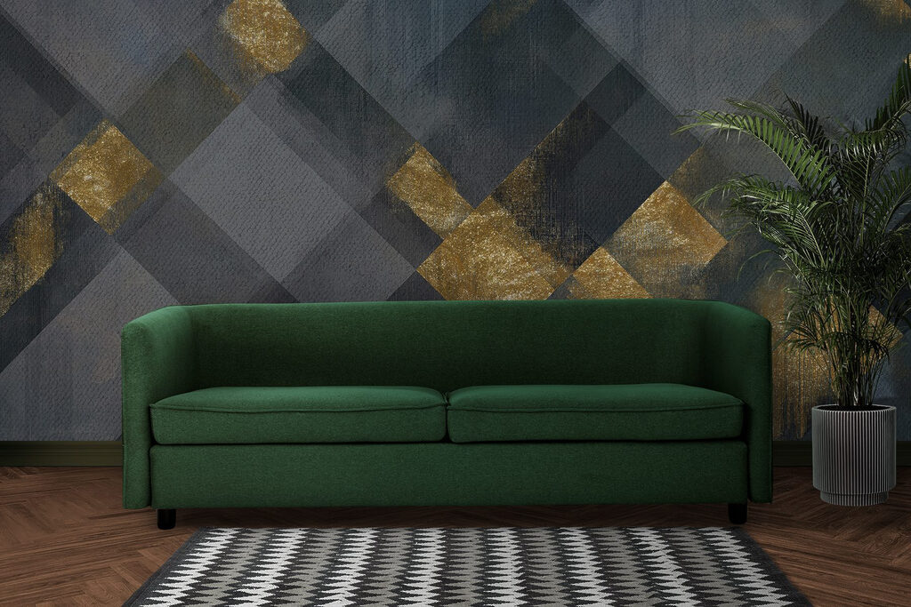 Cuadrados con toques dorados — interior 4