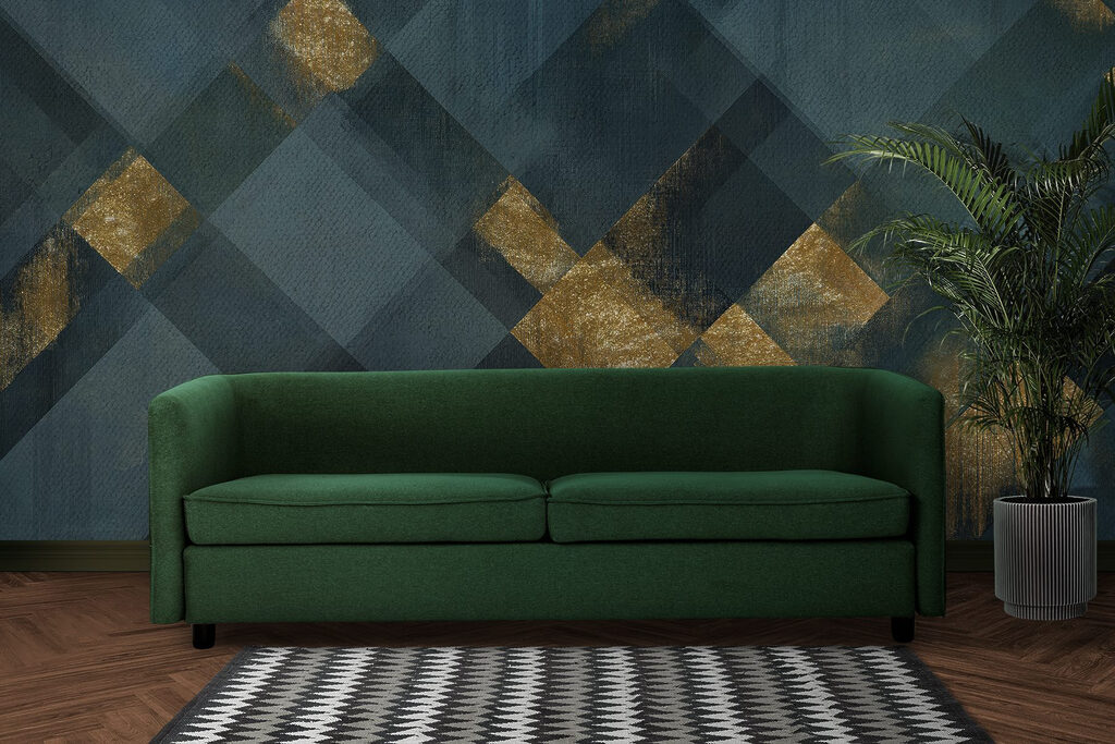 Cuadrados con toques dorados — interior 4