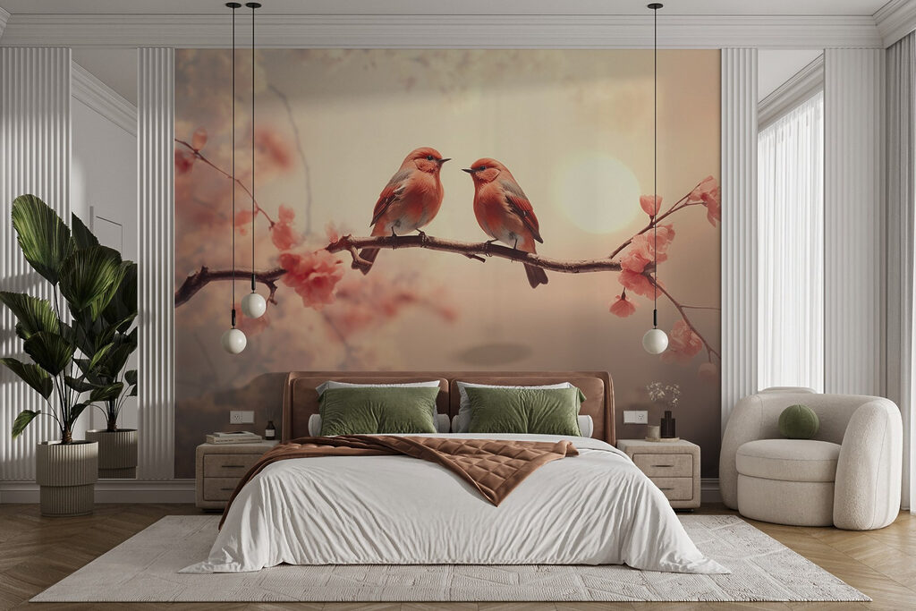 Pareja de pájaros — interior 3
