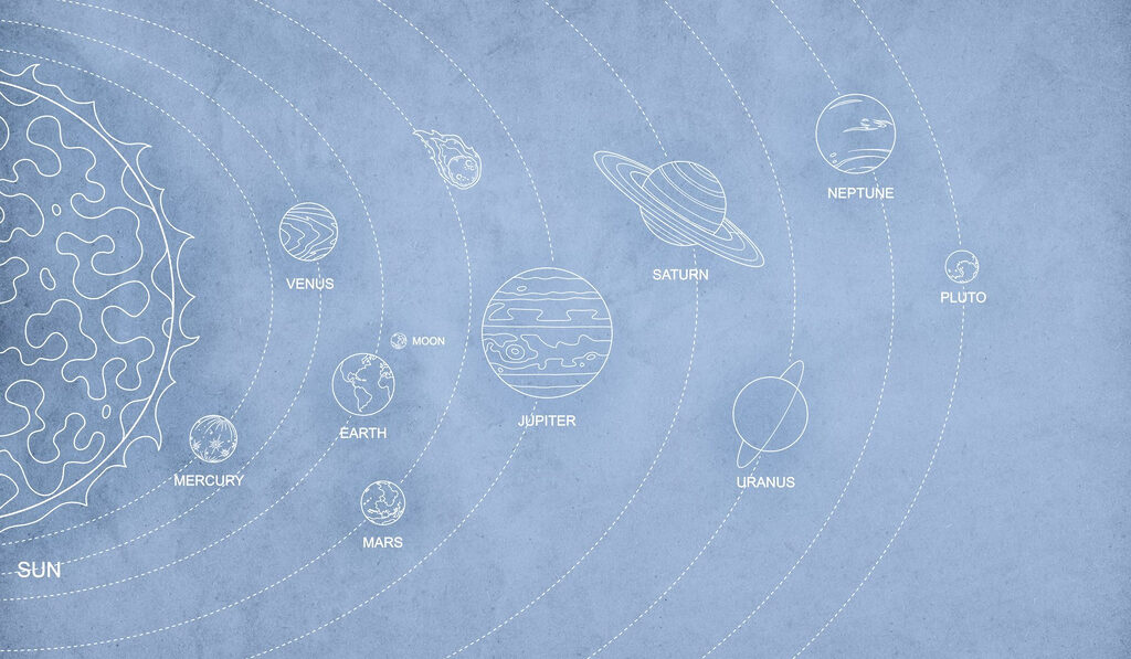 Sistema solar — diseño completo