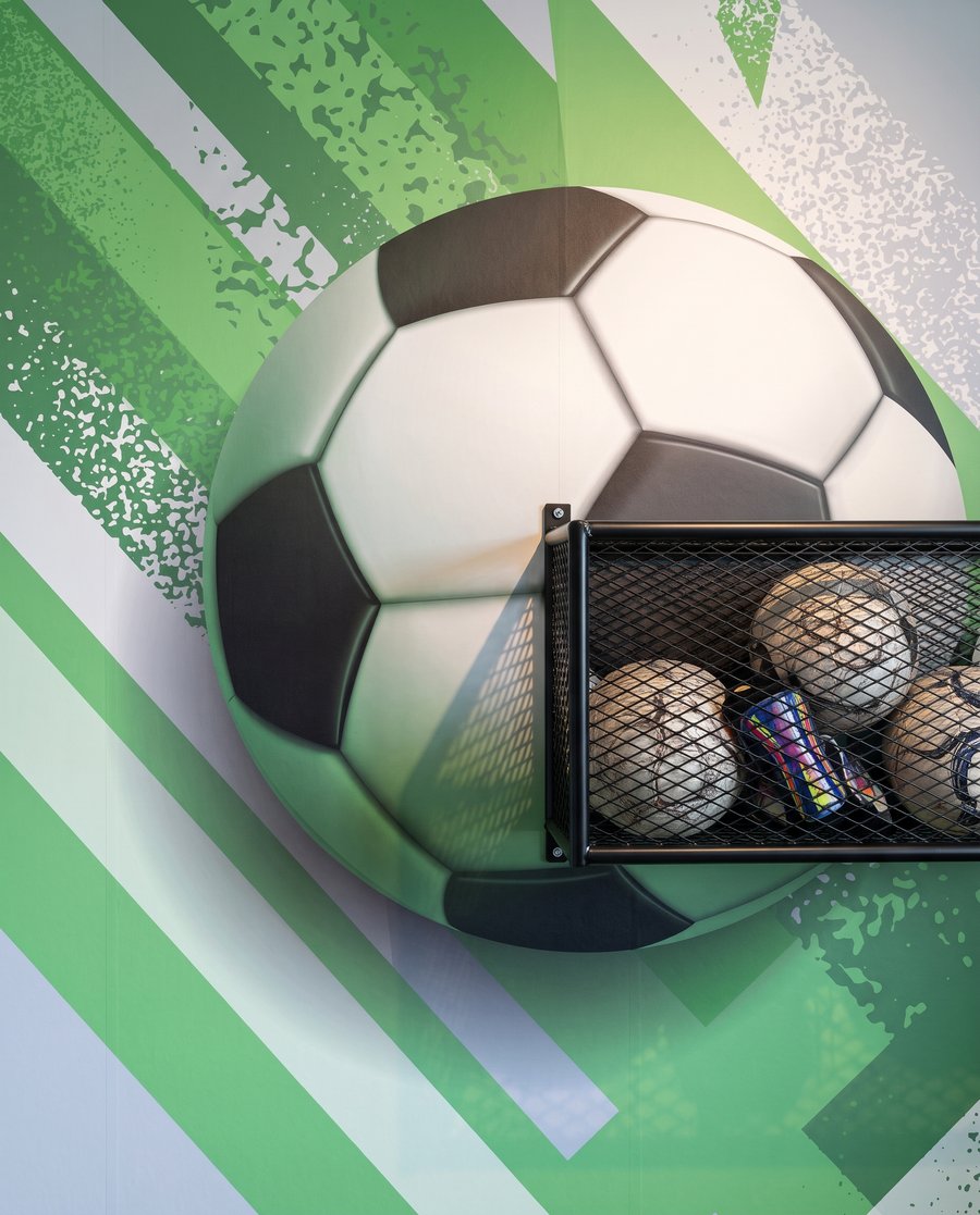 Fútbol entre franjas — detalle