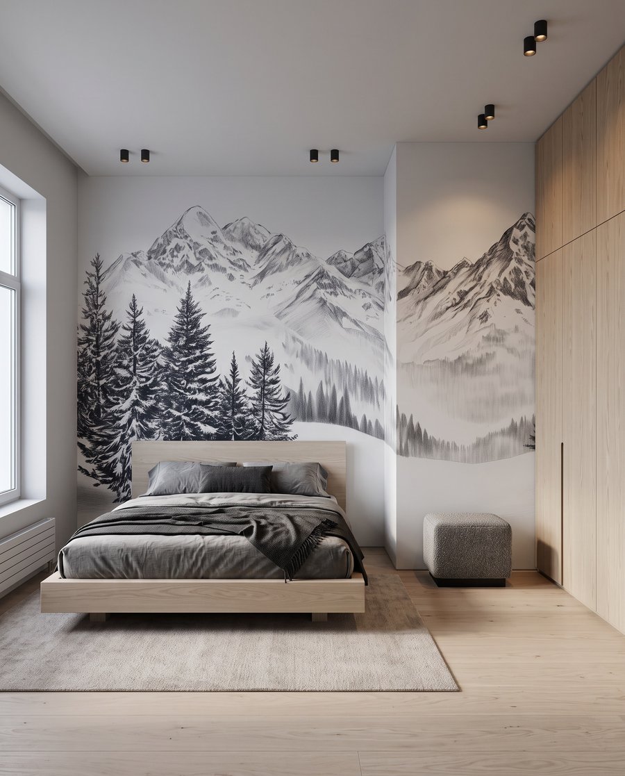 Cresta entre pinos oscuros — interior 3