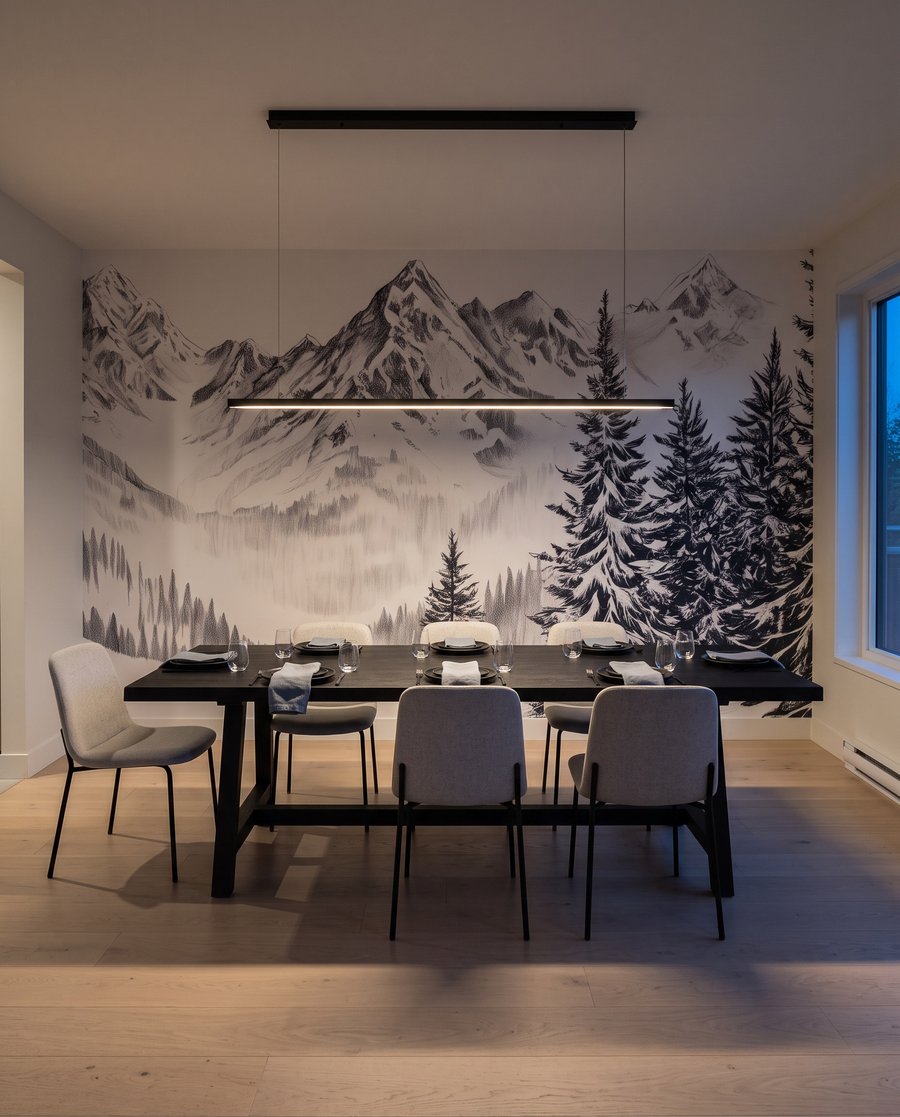 Cresta entre pinos oscuros — interior 5