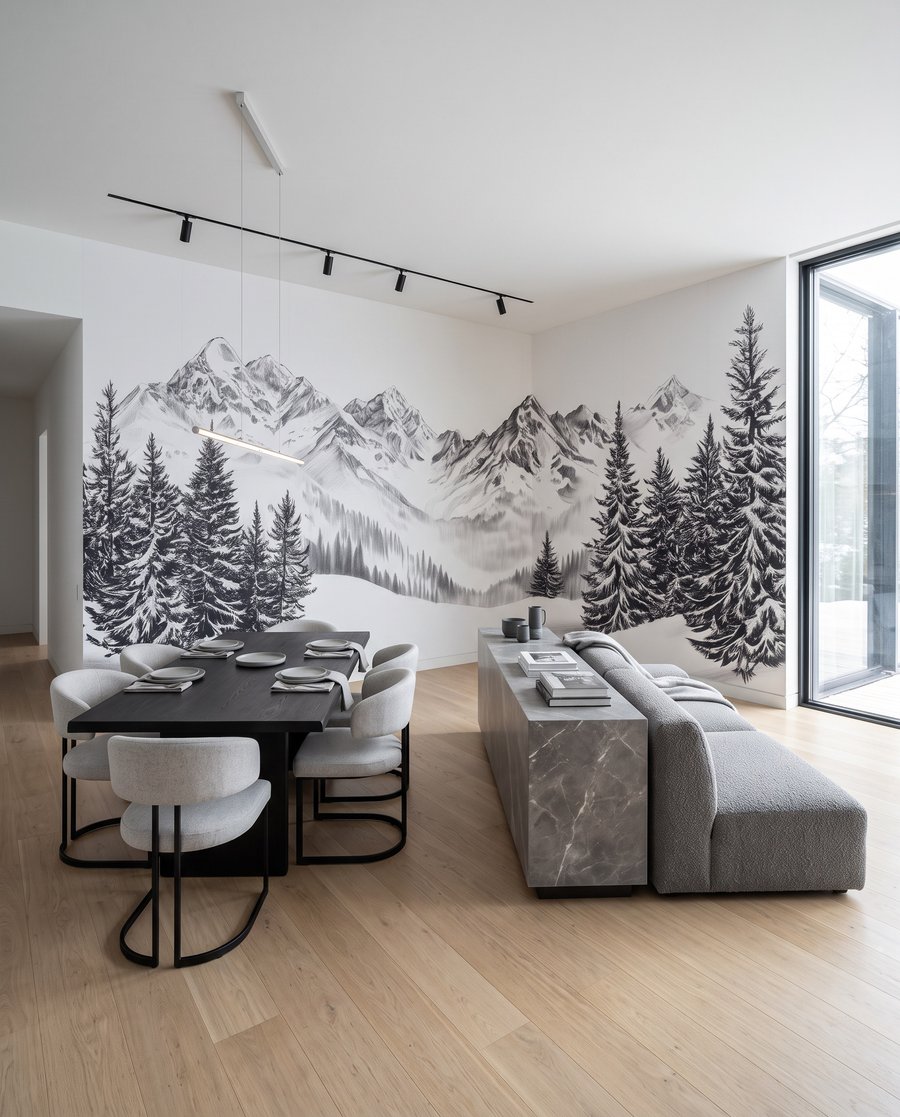 Cresta entre pinos oscuros — interior 6