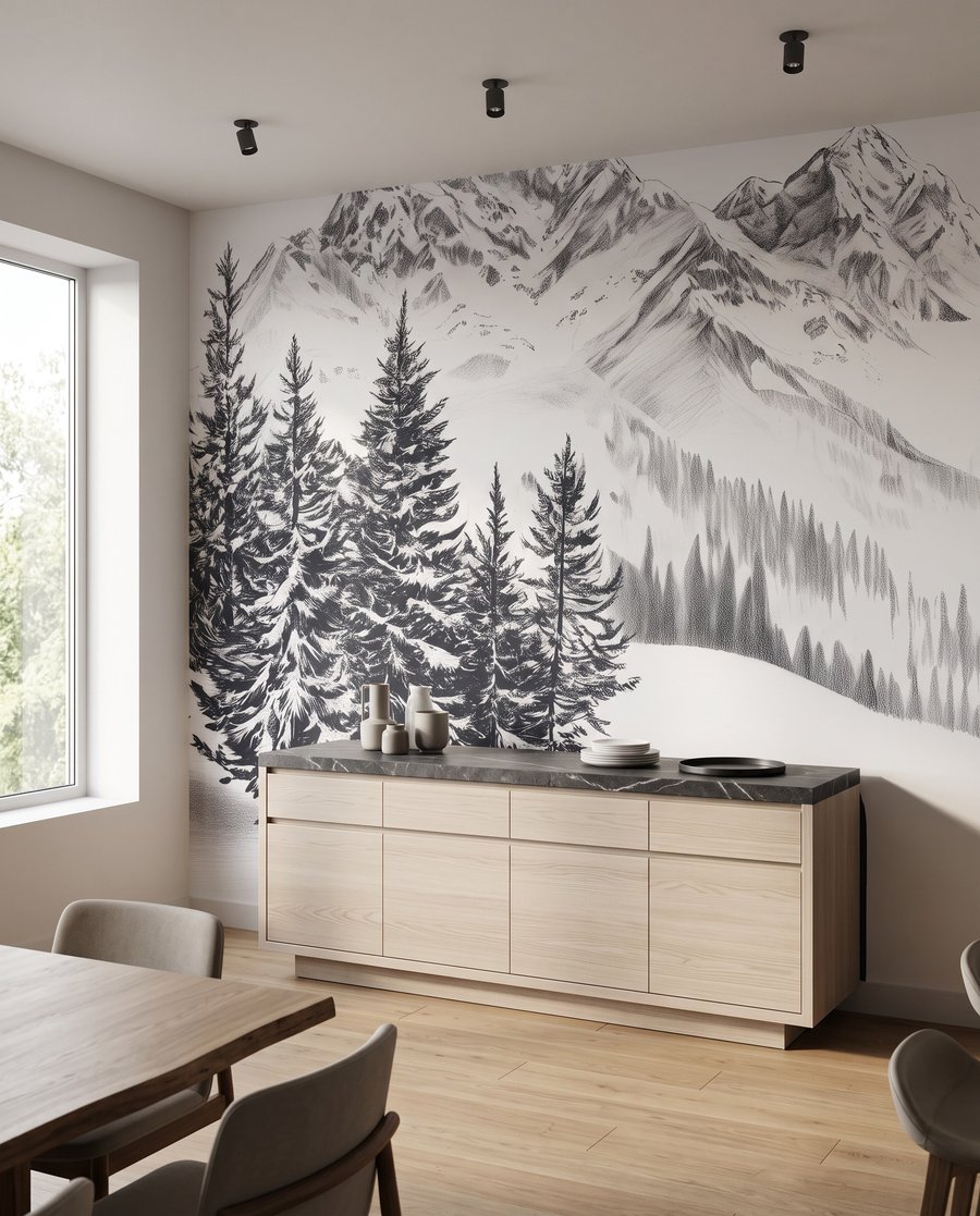 Cresta entre pinos oscuros — interior 7