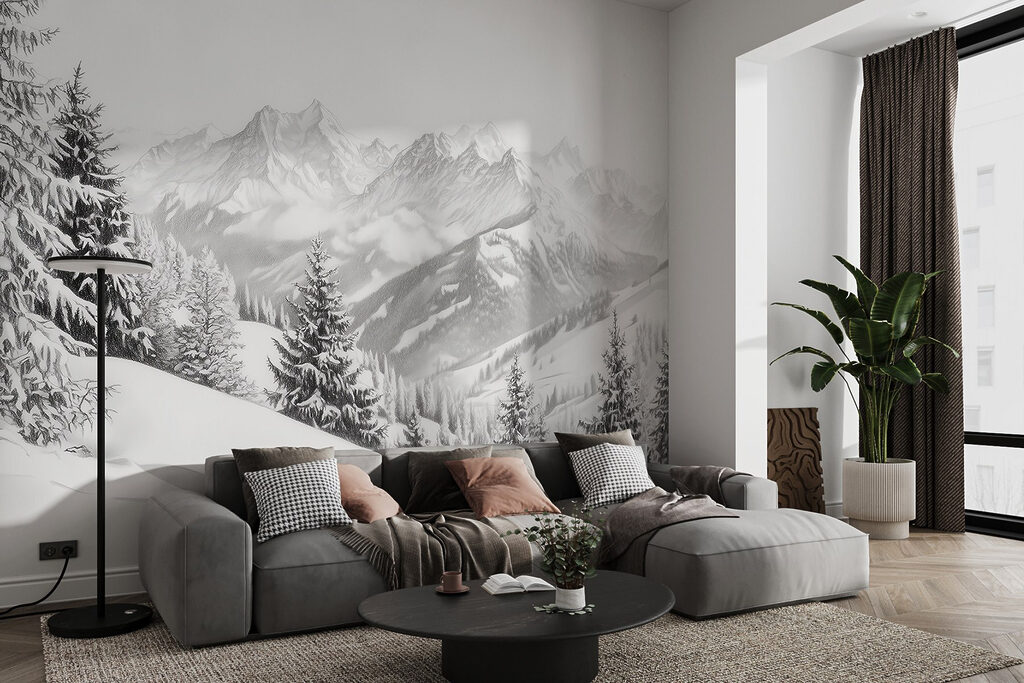 Ladera nevada con vistas — interior 3