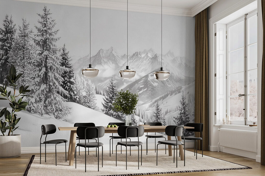 Ladera nevada con vistas — interior 4
