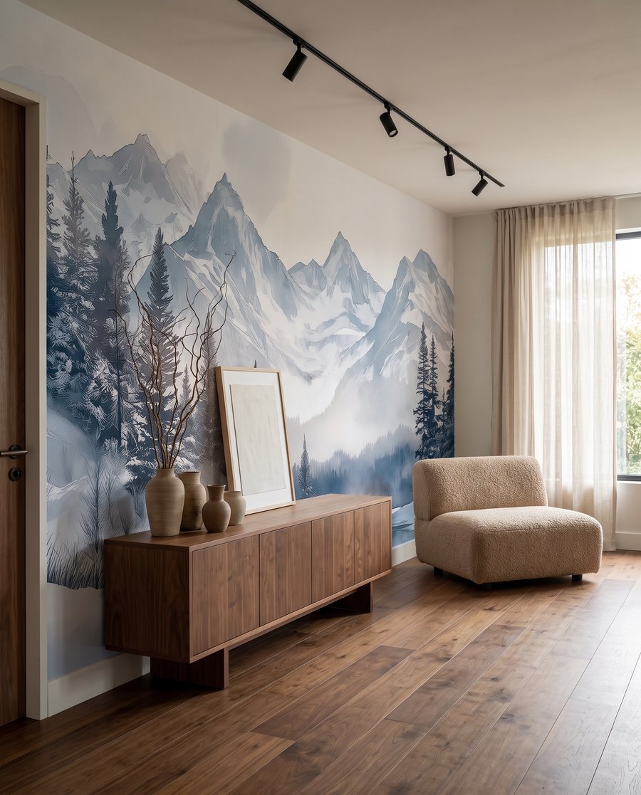 Lago sereno entre montañas — interior 4