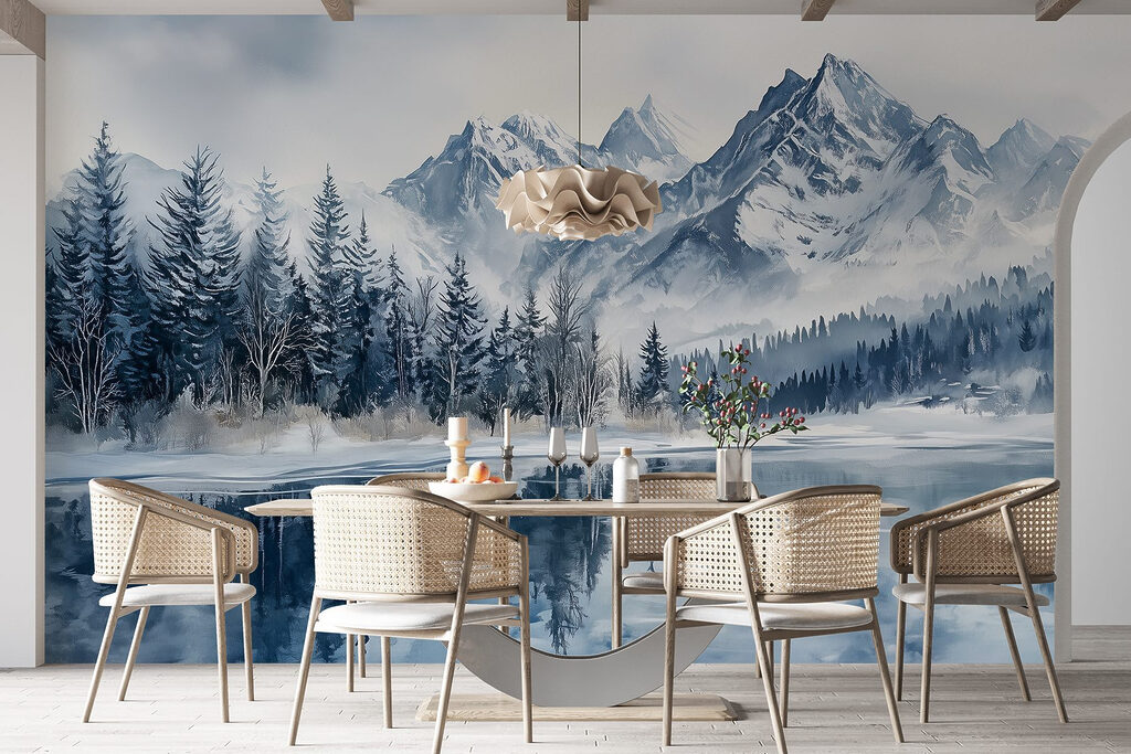 Reflejos de montaña invernal — interior 5