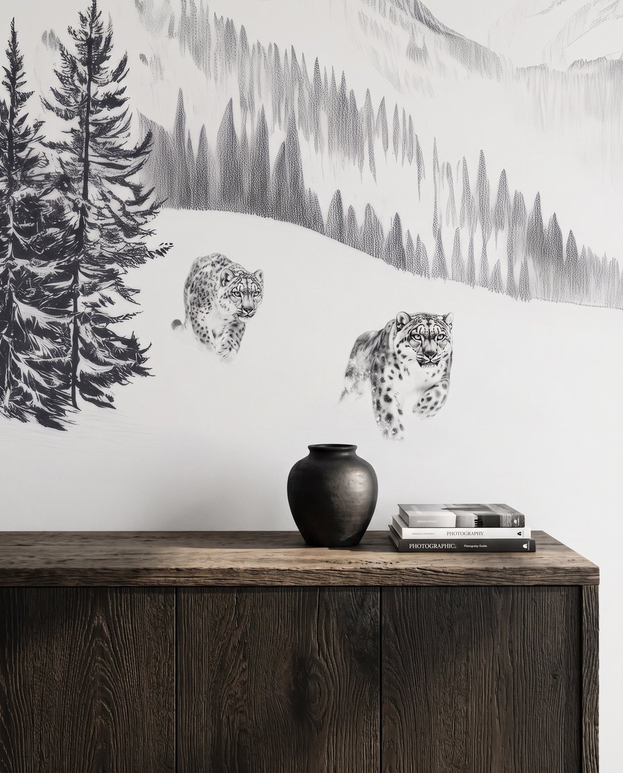 Pájaro sobre cumbres nevadas — interior 5