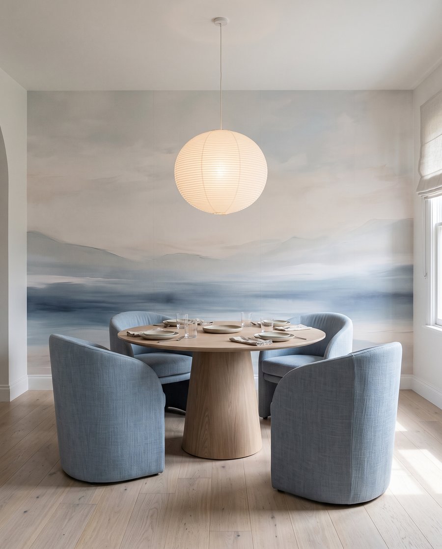 Mar azul difuminado — interior 6