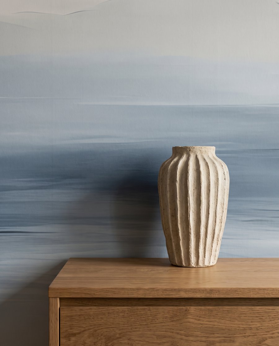 Mar azul difuminado — detalle