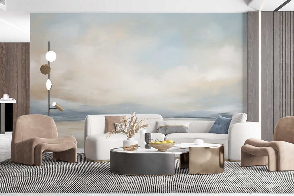 Orilla serena bajo nubes — interior 2