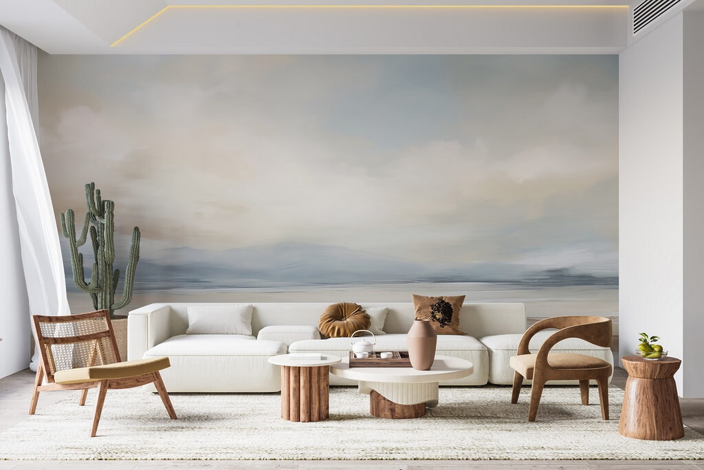 Orilla serena bajo nubes — interior 3