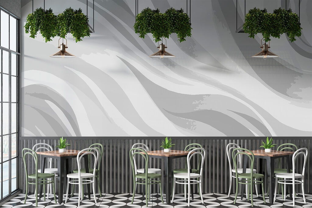 Bandas onduladas en movimiento — interior 3
