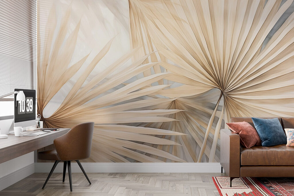 Palmas en color arena — interior 2