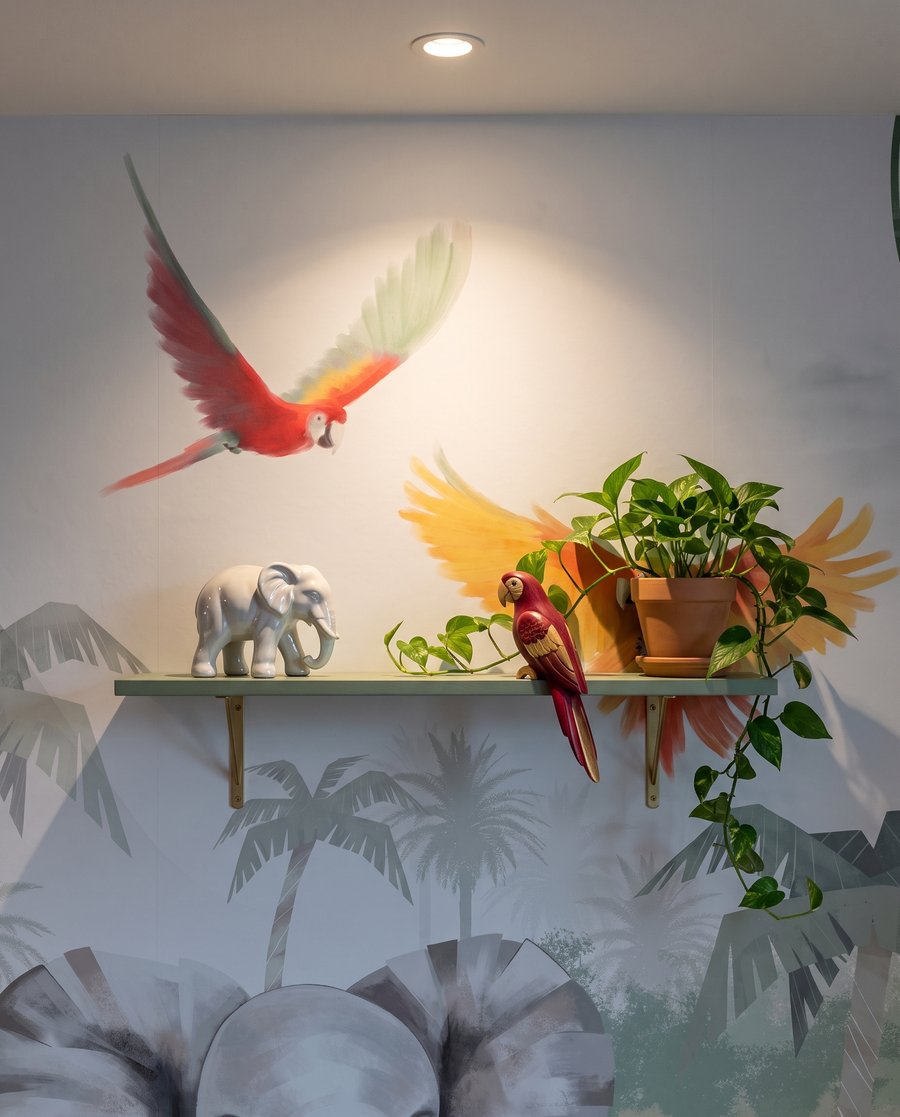 Fiesta en la selva — detalle
