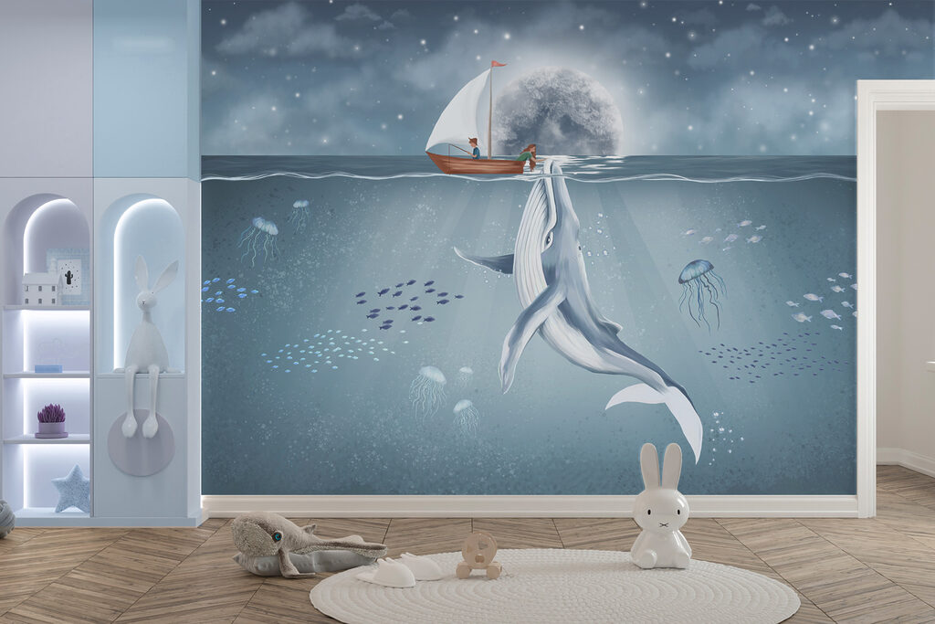 Ballena blanca nocturna — interior 1