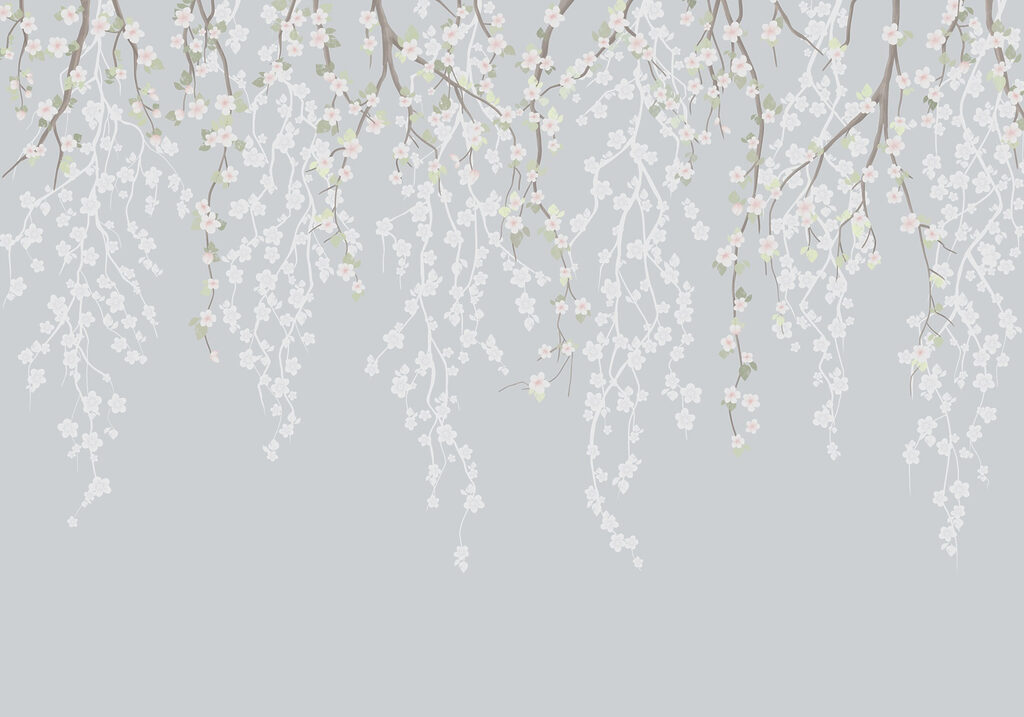 Guirnaldas florales colgantes — diseño completo