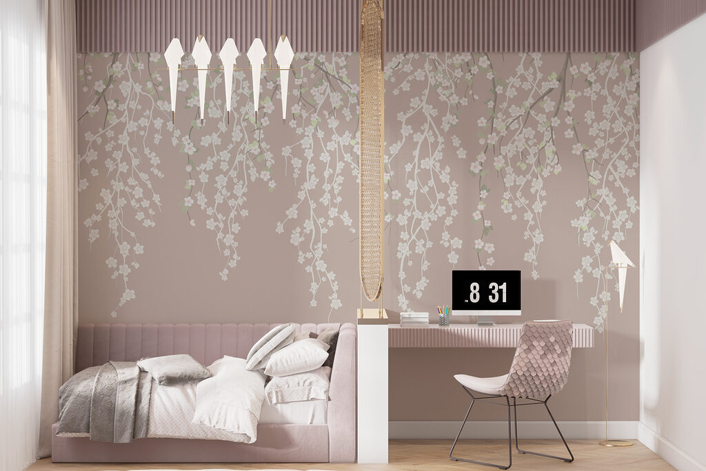 Guirnaldas florales colgantes — interior 3