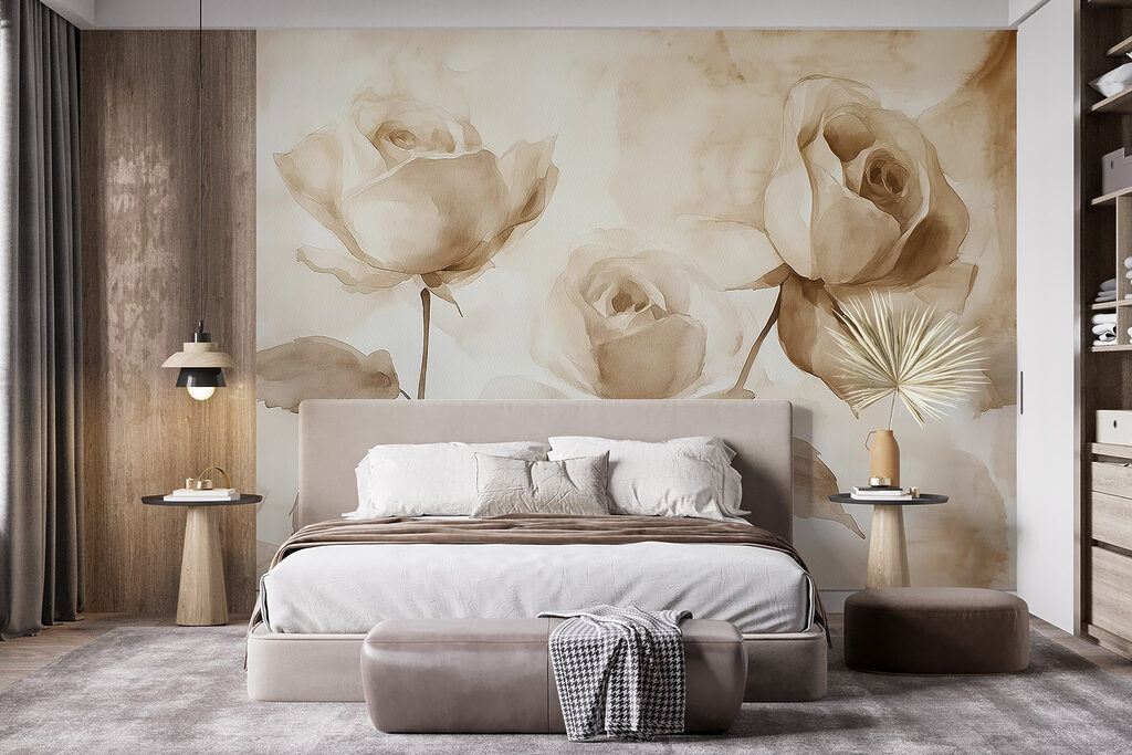 Tres rosas en sepia — interior 2
