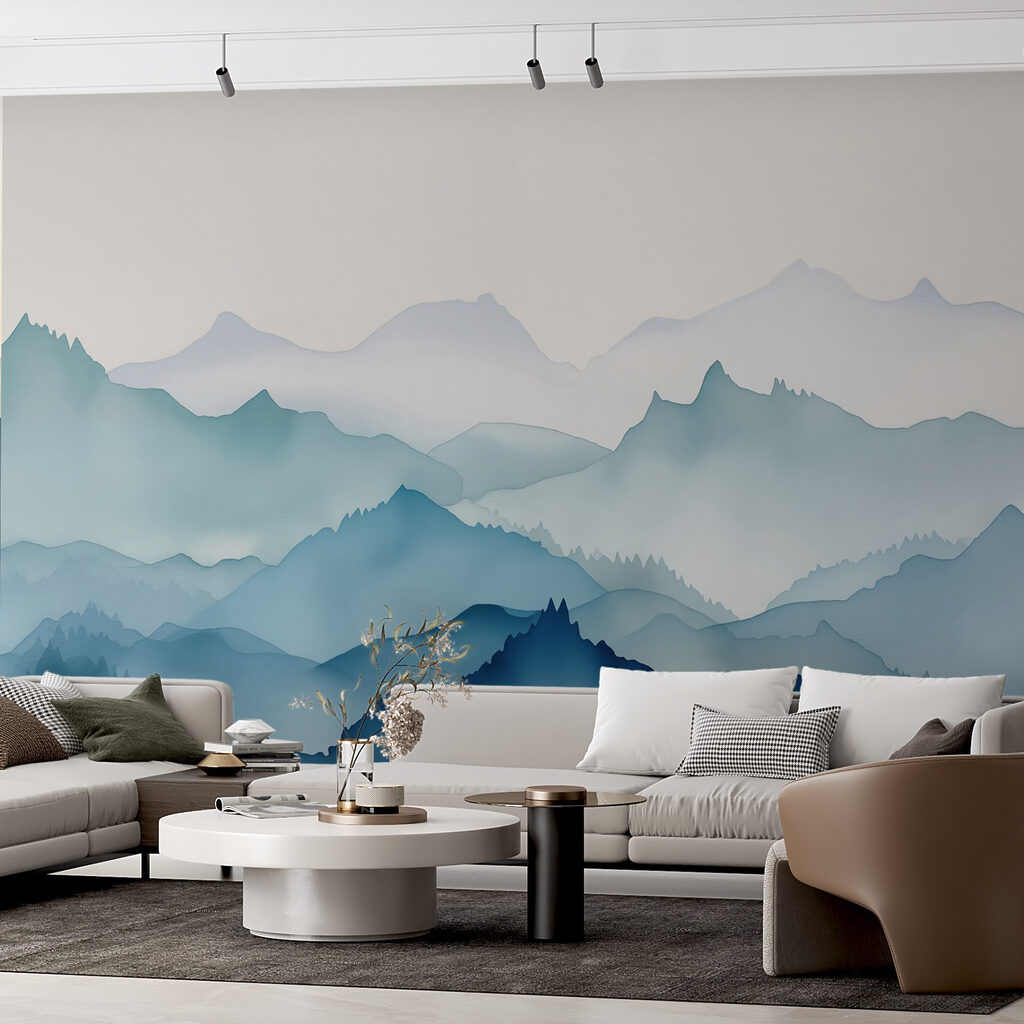 Crestas azules en capas — interior 2