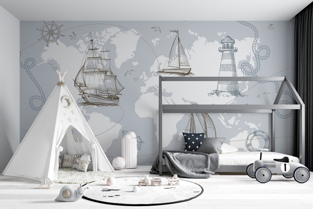Mapa náutico con barcos — interior 3